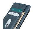 Zakelijke Book Case Telefoonhoesje voor Oppo Find X2 Neo - Blauw