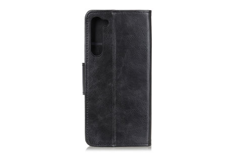 Zakelijke Book Case Telefoonhoesje voor OnePlus Nord - Zwart