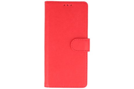 Hoesje Geschikt voor de Samsung Galaxy Note 20 - Kaarthouder Book Case Telefoonhoesje - Rood