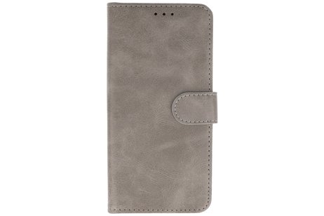 BAOHU Hoesje Geschikt voor de Samsung Galaxy Note 20 Ultra - Kaarthouder Book Case Telefoonhoesje - Grijs