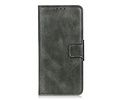 BAOHU Zakelijke Book Case Telefoonhoesje Geschikt voor de iPhone 12 Pro Max - Portemonnee Hoesje - Pasjeshouder Wallet Case - Donker Groen