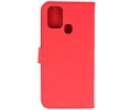 2 in 1 Book Case Telefoonhoesje voor Samsung Galaxy A21s - Rood