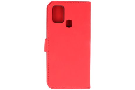 BAOHU 2 in 1 Book Case Telefoonhoesje - Hoesje Geschikt voor Samsung Galaxy A21s - Rood