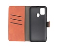 BAOHU 2 in 1 Book Case Telefoonhoesje - Hoesje Geschikt voor Samsung Galaxy A21s - Bruin