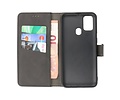 2 in 1 Book Case Telefoonhoesje voor Samsung Galaxy M31 - Zwart