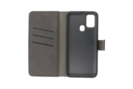 BAOHU 2 in 1 Book Case Telefoonhoesje - Hoesje Geschikt voor Samsung Galaxy M31 - Zwart