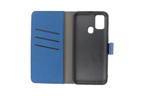 BAOHU 2 in 1 Book Case Telefoonhoesje - Hoesje Geschikt voor Samsung Galaxy M31 - Navy