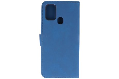 BAOHU 2 in 1 Book Case Telefoonhoesje - Hoesje Geschikt voor Samsung Galaxy M31 - Navy
