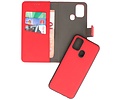 2 in 1 Book Case Telefoonhoesje voor Samsung Galaxy M31 - Rood