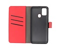 2 in 1 Book Case Telefoonhoesje voor Samsung Galaxy M31 - Rood