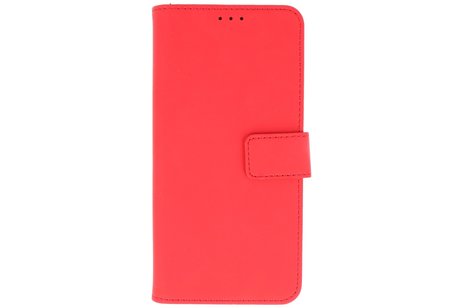 BAOHU 2 in 1 Book Case Telefoonhoesje - Hoesje Geschikt voor Samsung Galaxy M31 - Rood