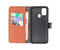 2 in 1 Book Case Telefoonhoesje voor Samsung Galaxy M31 - Bruin