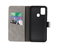 BAOHU 2 in 1 Book Case Telefoonhoesje - Hoesje Geschikt voor Samsung Galaxy M31 - Grijs