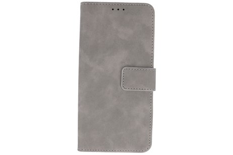 BAOHU 2 in 1 Book Case Telefoonhoesje - Hoesje Geschikt voor Samsung Galaxy M31 - Grijs