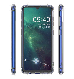 BAOHU Schokbestendig Back Cover Hoesje Samsung Galaxy M31 Transparant