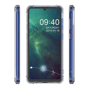 Schokbestendig Back Cover Hoesje - Shockproof Telefoonhoesje -  Geschikt voor  Samsung Galaxy M31 - Transparant