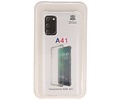 Schokbestendig Back Cover Hoesje - Shockproof Telefoonhoesje -  Geschikt voor Samsung Galaxy A41 - Transparant