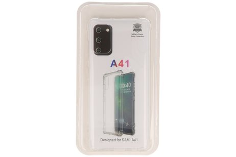 BAOHU Schokbestendig Back Cover Hoesje - Shockproof Telefoonhoesje -  Geschikt voor Samsung Galaxy A41 - Transparant