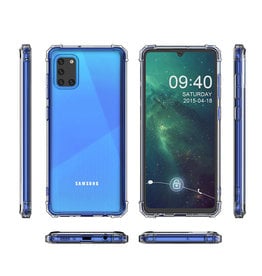 BAOHU Schokbestendig Back Cover Hoesje Samsung Galaxy A31 Transparant