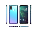 Schokbestendig Back Cover Hoesje - Shockproof Telefoonhoesje -  Geschikt voor Samsung Galaxy A21s - Transparant