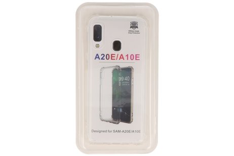 BAOHU Schokbestendig Back Cover Hoesje - Shockproof Telefoonhoesje -  Geschikt voor Samsung Galaxy A20e - Transparant
