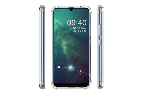 BAOHU Schokbestendig Back Cover Hoesje - Shockproof Telefoonhoesje -  Geschikt voor Samsung Galaxy A20e - Transparant