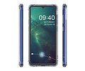 Schokbestendig Back Cover Hoesje - Shockproof Telefoonhoesje -  Geschikt voor Samsung Galaxy A20 - Transparant