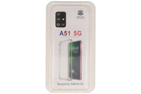 BAOHU Schokbestendig Back Cover Hoesje - Shockproof Telefoonhoesje -  Geschikt voor Samsung Galaxy A51 5G - Transparant
