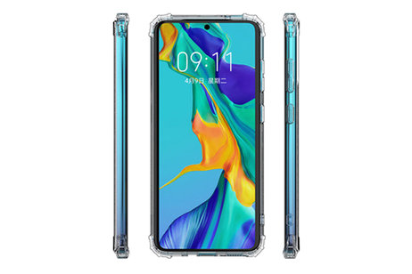 BAOHU Schokbestendig Back Cover Hoesje - Shockproof Telefoonhoesje -  Geschikt voor Samsung Galaxy A71 5G - Transparant