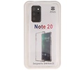 Schokbestendig Back Cover Hoesje - Shockproof Telefoonhoesje -  Geschikt voor  Samsung Note 20 - Transparant