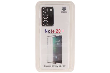 BAOHU Schokbestendig Back Cover Hoesje - Shockproof Telefoonhoesje -  Geschikt voor  Samsung Note 20 Ultra - Transparant