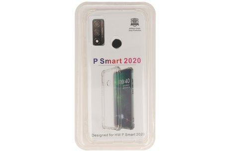 Schokbestendig Back Cover Hoesje - Shockproof Telefoonhoesje -  Geschikt voor  Huawei P Smart 2020 - Transparant