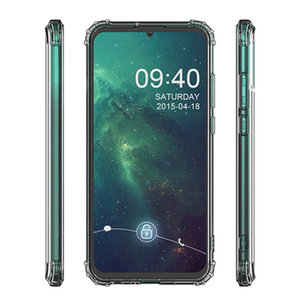 Schokbestendig Back Cover Hoesje - Shockproof Telefoonhoesje -  Geschikt voor  Huawei P40 - Transparant