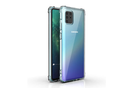 BAOHU Schokbestendig Back Cover Hoesje - Shockproof Telefoonhoesje -  Geschikt voor  Samsung Note 10 Lite - Transparant