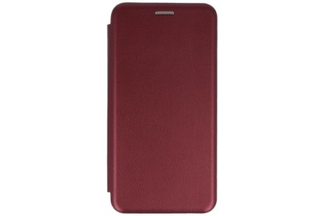 Slim Folio Case - Book Case Telefoonhoesje - Folio Flip Hoesje - Geschikt voor Samsung Galaxy A31 - Bordeaux Rood