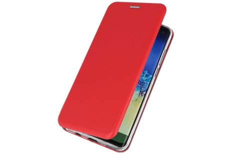 Slim Folio Case - Book Case Telefoonhoesje - Folio Flip Hoesje - Geschikt voor Samsung Galaxy A21s - Rood