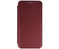 Slim Folio Case - Book Case Telefoonhoesje - Folio Flip Hoesje - Geschikt voor Samsung Galaxy A21s - Bordeaux Rood
