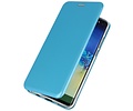 Slim Folio Case - Book Case Telefoonhoesje - Folio Flip Hoesje - Geschikt voor Huawei P40 Pro - Blauw