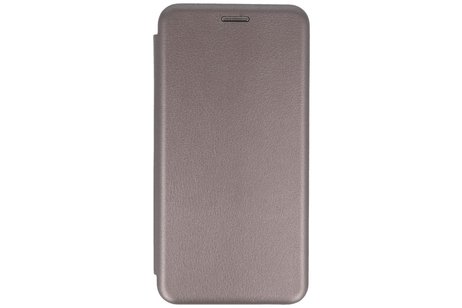 Slim Folio Case - Book Case Telefoonhoesje - Folio Flip Hoesje - Geschikt voor Huawei P40 Pro - Grijs