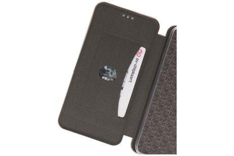Slim Folio Case - Book Case Telefoonhoesje - Folio Flip Hoesje - Geschikt voor iPhone 12 mini - Goud