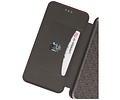Slim Folio Case - Book Case Telefoonhoesje - Folio Flip Hoesje - Geschikt voor iPhone 12 mini - Bordeaux Rood