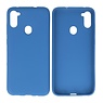 BAOHU BackCover Hoesje Color Telefoonhoesje Samsung Galaxy A11 Navy