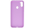 BackCover Hoesje Color Telefoonhoesje voor Samsung Galaxy A11 Paars