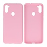 BAOHU BackCover Hoesje Color Telefoonhoesje Samsung Galaxy A11 Roze