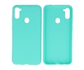 BackCover Hoesje Color Telefoonhoesje voor Samsung Galaxy A11 Turquoise