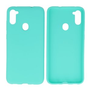 BackCover Hoesje Color Telefoonhoesje voor Samsung Galaxy A11 Turquoise