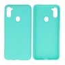 BAOHU BackCover Hoesje Color Telefoonhoesje Samsung Galaxy A11 Turquoise