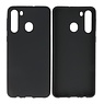 BAOHU BackCover Hoesje Color Telefoonhoesje Samsung Galaxy A21 Zwart