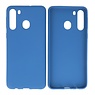 BAOHU BackCover Hoesje Color Telefoonhoesje Samsung Galaxy A21 Navy