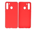 BackCover Hoesje Color Telefoonhoesje voor Samsung Galaxy A21 Rood